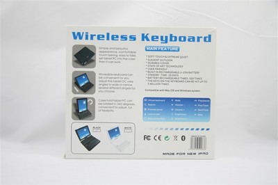 iPad 360度旋轉(zhuǎn)藍(lán)牙鍵盤 廠家直銷，優(yōu)勢(shì)出貨